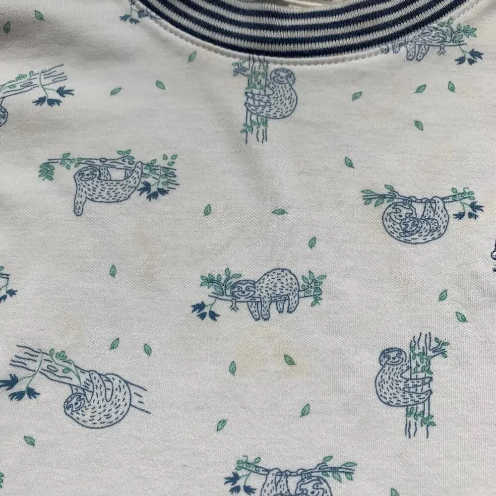 Babycottons Pima Cotton Sloth Pajamas
